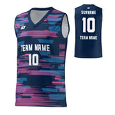Basketball Jersey Glitch - Navy